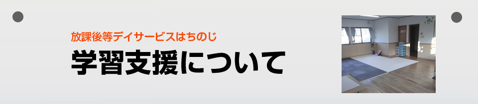 はちのじの学習支援について